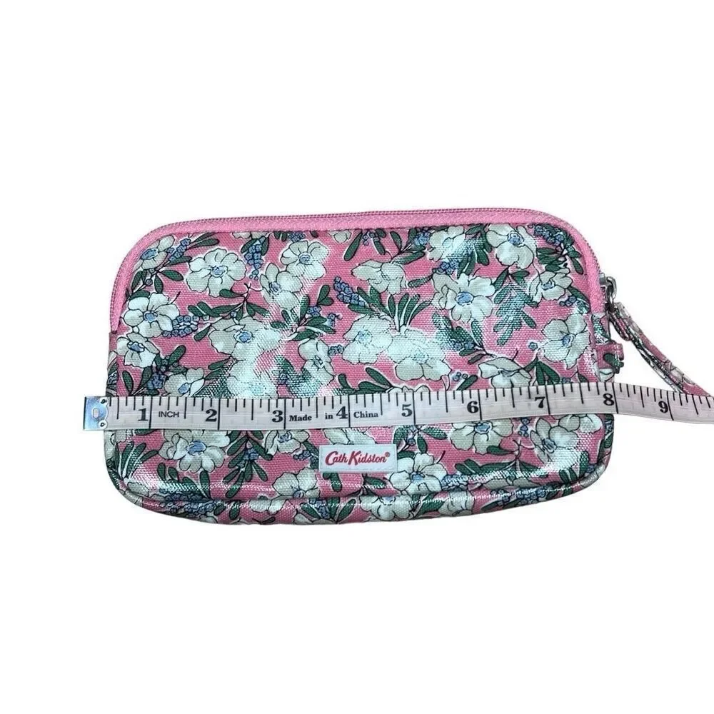 Cath Kidston Womens Floral Mini Lozenge Wallet Pouch Mayfield Blossom Pink